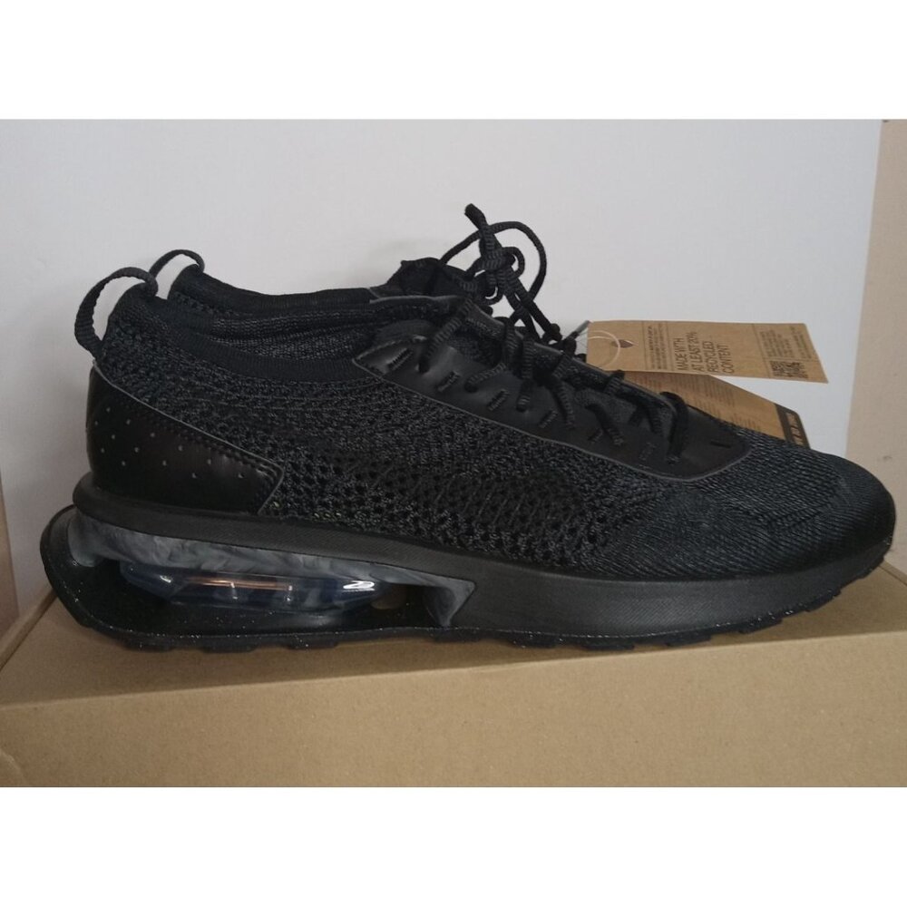 NEW Nike Air Max Flyknit Racer Anthracite Men's Shoes Black FD2764-001 Size 10